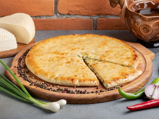 Picture of Cheese and green onion pie 28cm